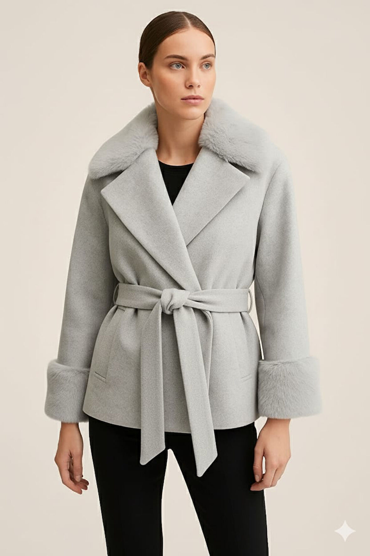 RESSAM KÜRKLÜ KABAN