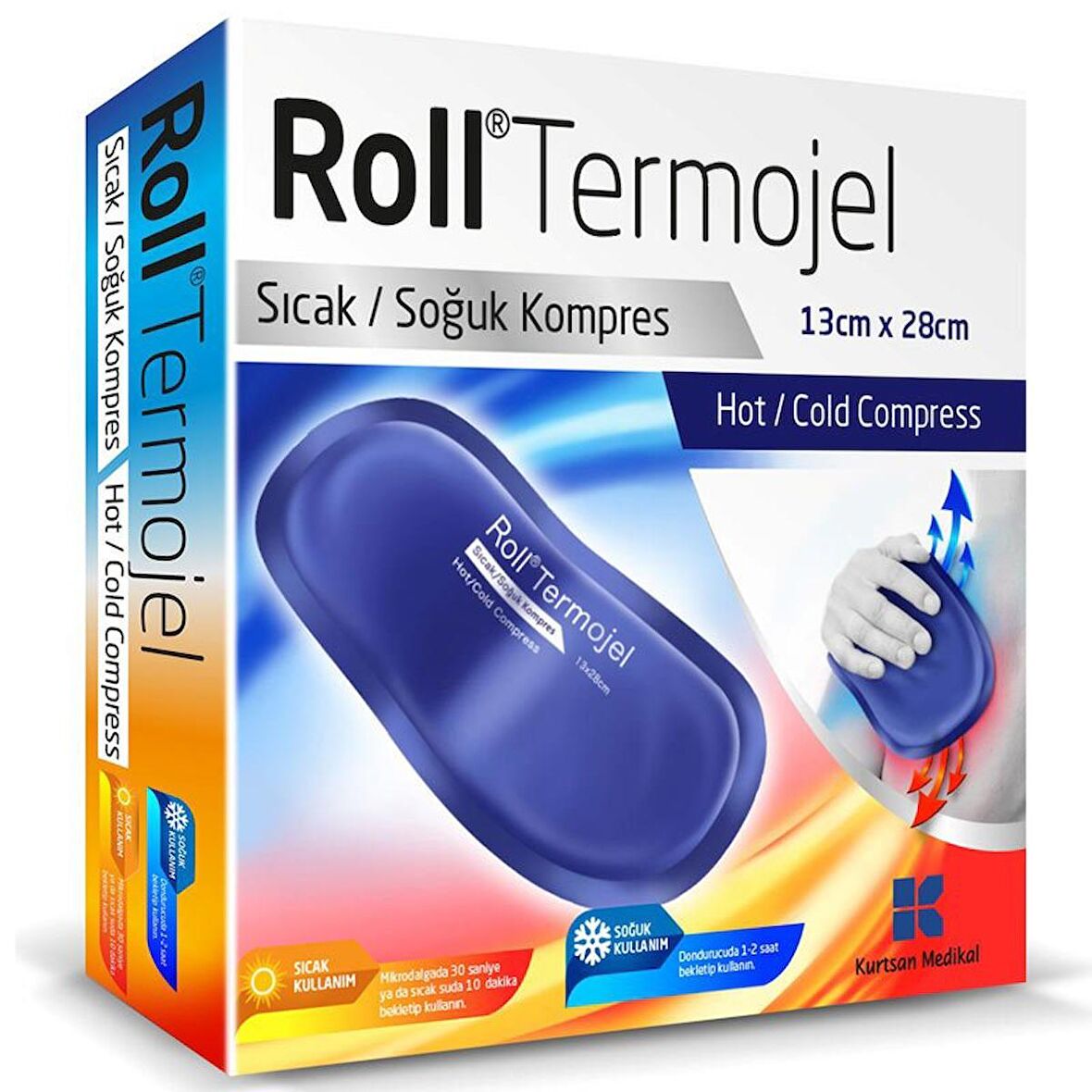 Roll Termojel Sıcak - Soğuk Kompres 13 cm x 28 cm