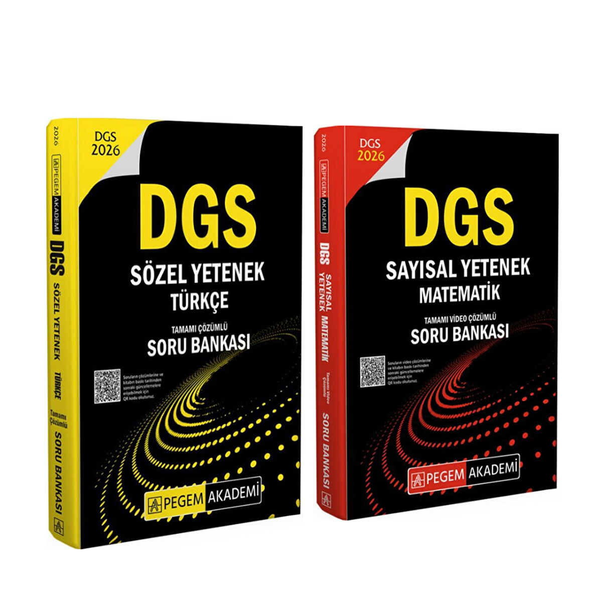 Pegem 2026 DGS Sayısal Yetenek Matematik ve Sözel Yetenek Türkçe Soru Bankası Seti 2 Kitap