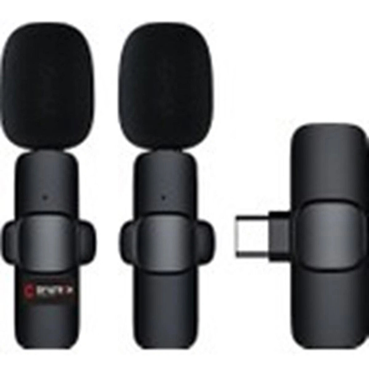 K9 Wireless İKİLİ  2  TYPE-C ANDORİD TELEFON VE TABLETLER İÇİN YAKA MİKROFONU