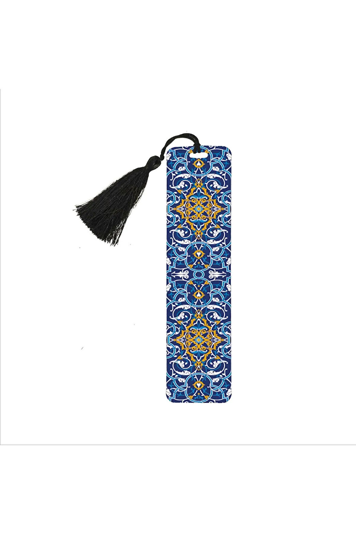 Rumi Desen Baskılı, Püsküllü Kitap Ayracı (hediyelik Bookmark,ayraç-138)