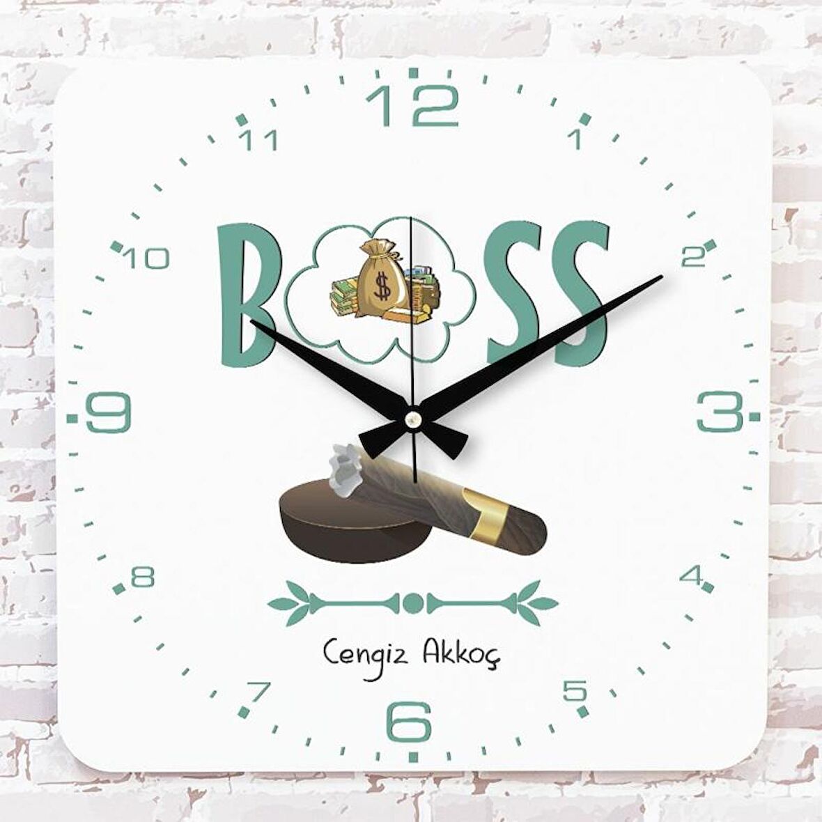 Patrona Hediye Ahşap Saat 33cm KA01-1246