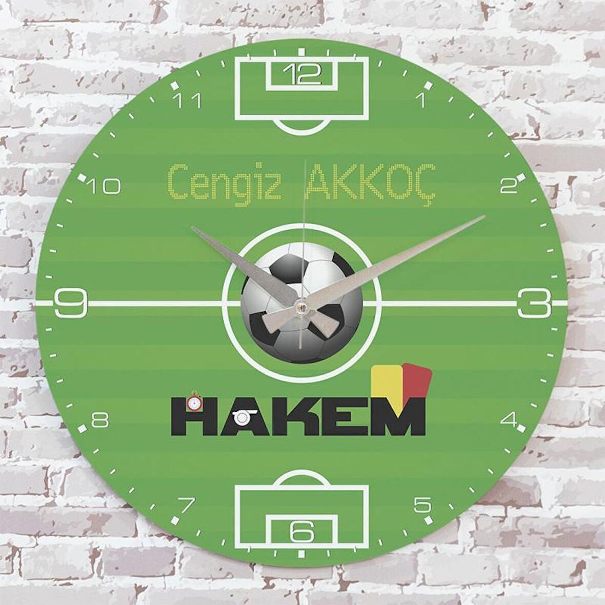 Hakeme Hediye Ahşap Saat 33cm  KA02-1140