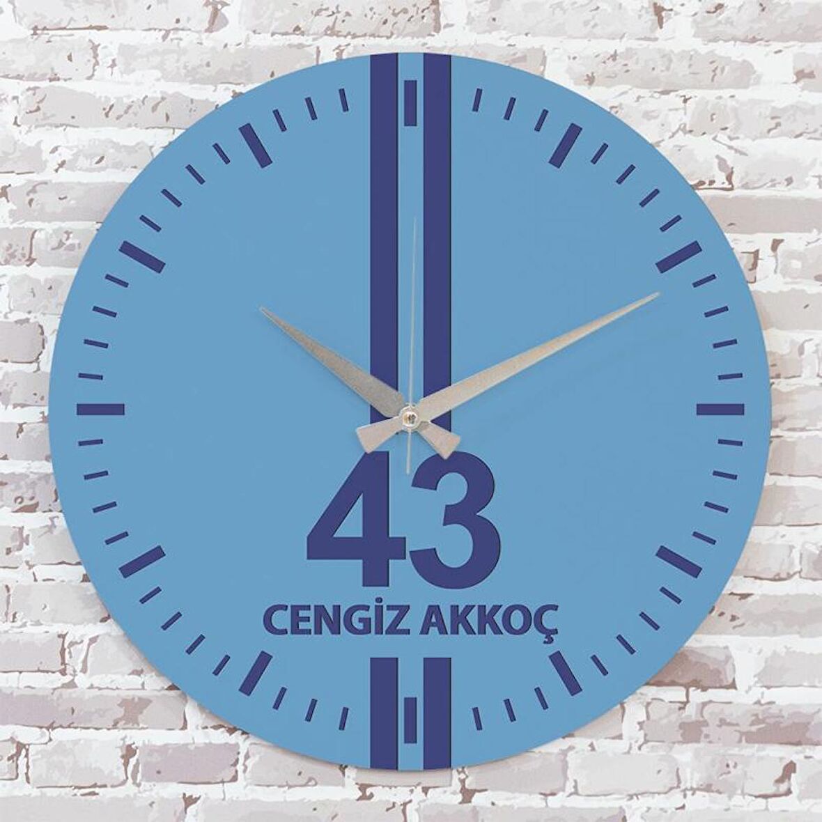 Lacivert & Mavi Kütahyalılara Hediye Saat 33cm  KA02-1593