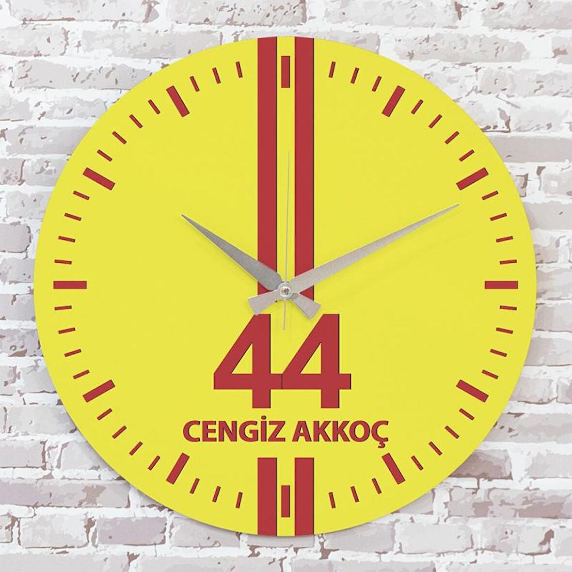 Sarı & Kırmızı Malatyalılara Hediye Saat 33cm  KA02-1594