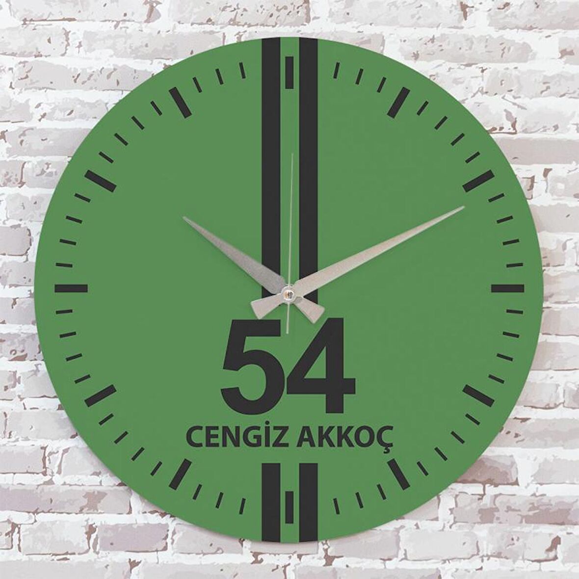 Yeşil & Siyah Sakaryalılara Hediye Saat 33cm  KA02-1605