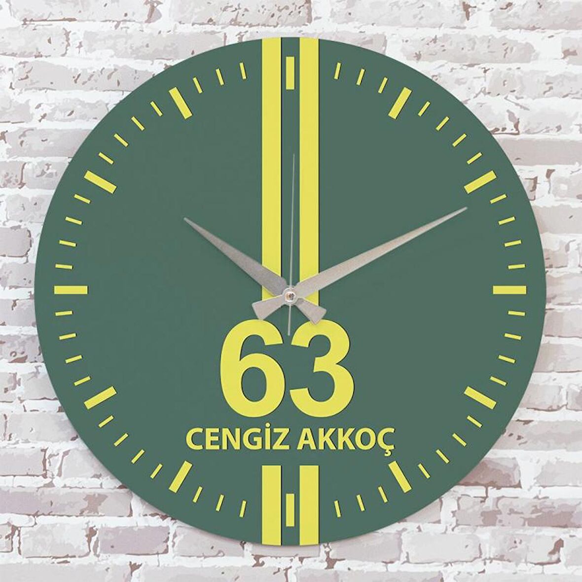 Sarı & Yeşil Şanlıurfalılara Hediye Saat 33cm  KA02-1614