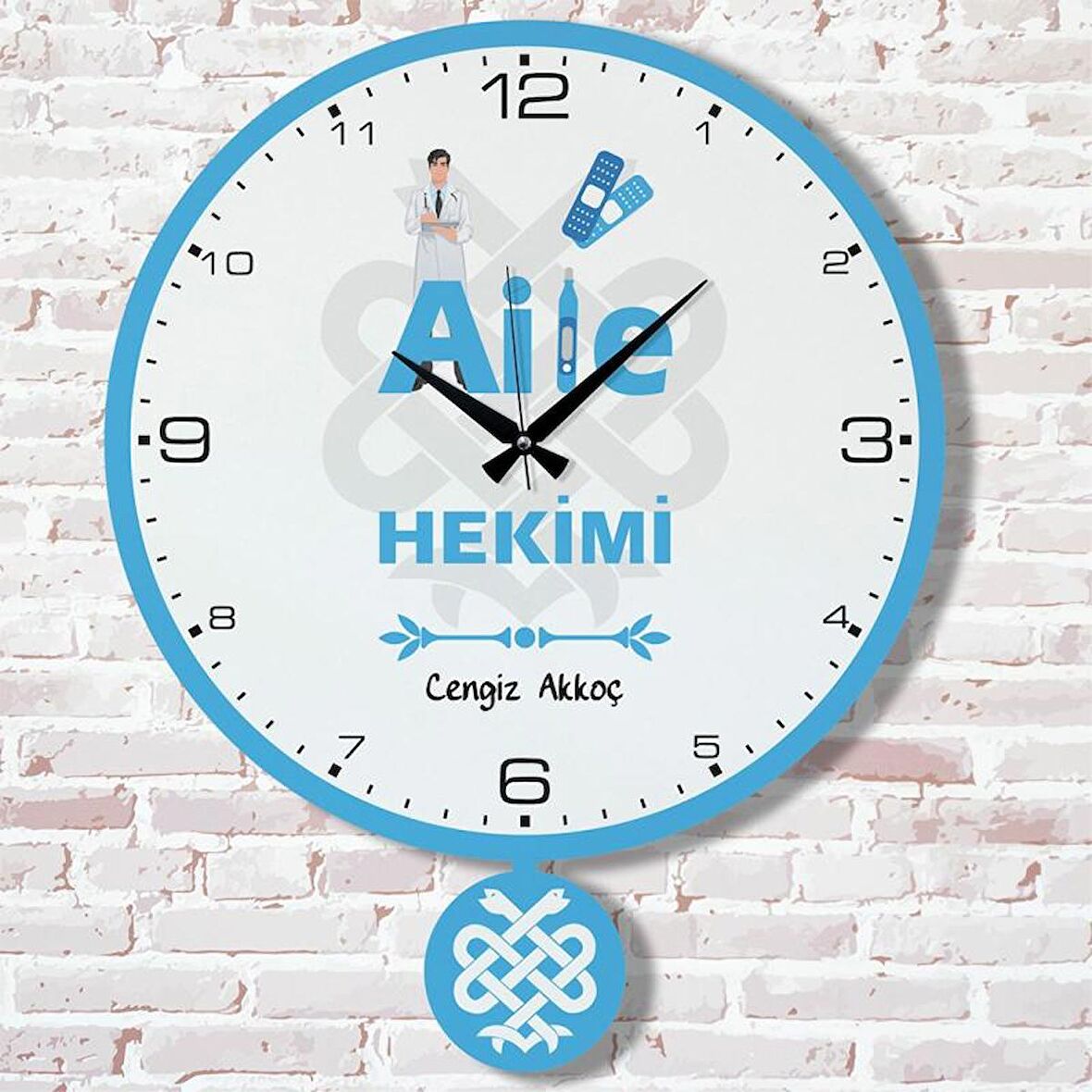 Aile Hekimine Hediye Sallanan Sarkaçlı Saat KA07-1006