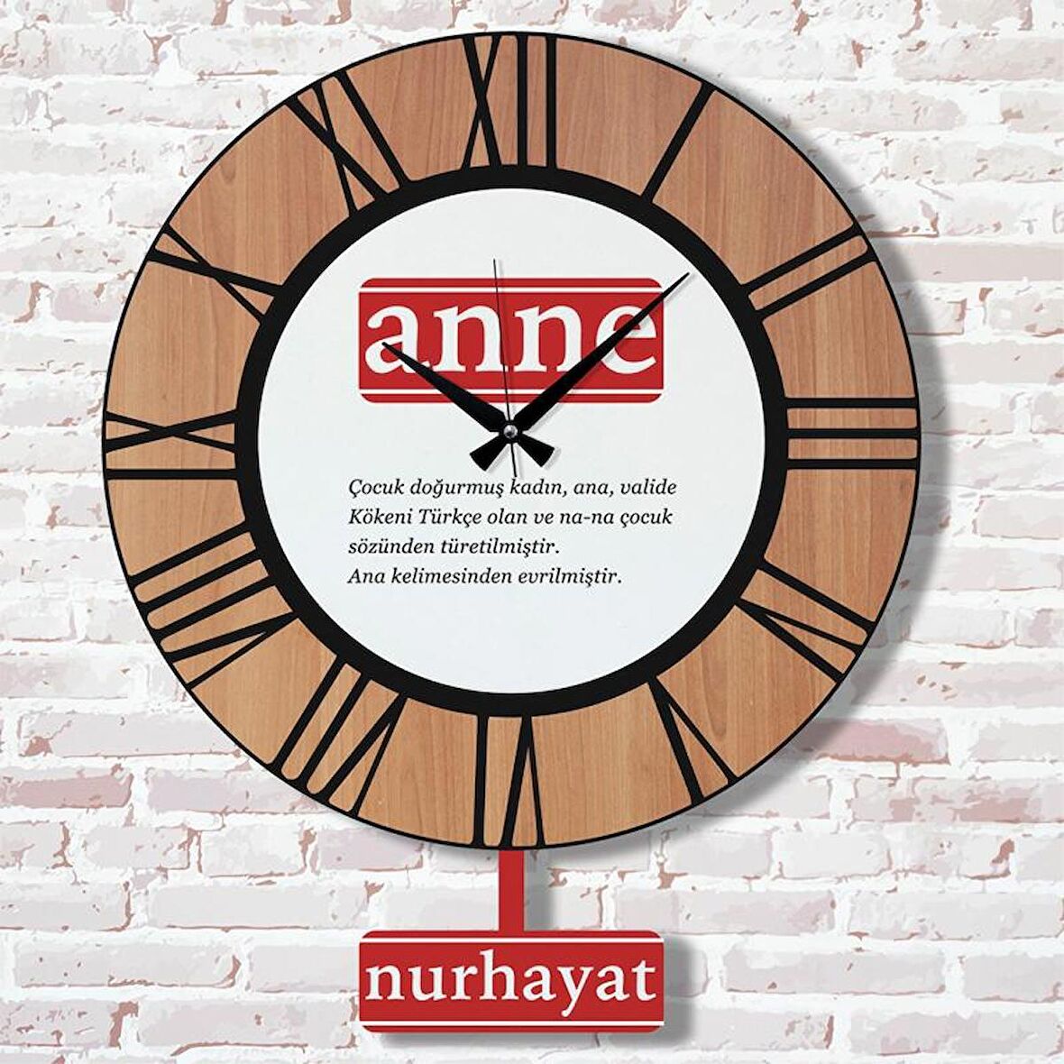 Anneler Günü Hediyesi Sallanan Sarkaçlı Saat KA07-1020