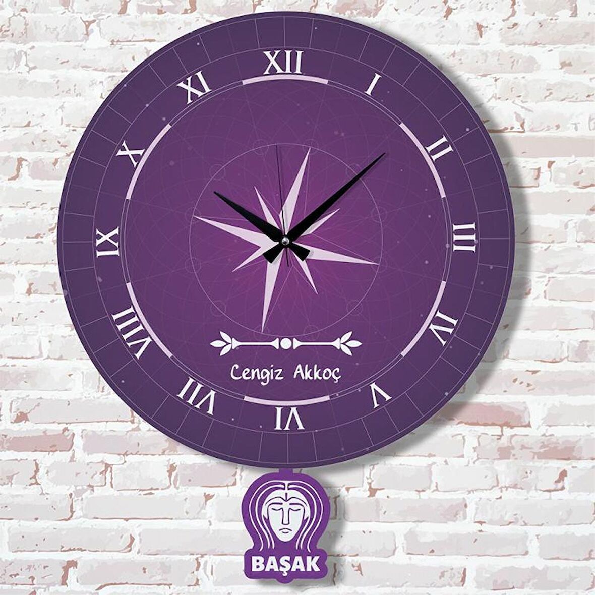 Başak Burcuna Hediye Sallanan Sarkaçlı Saat KA07-1048