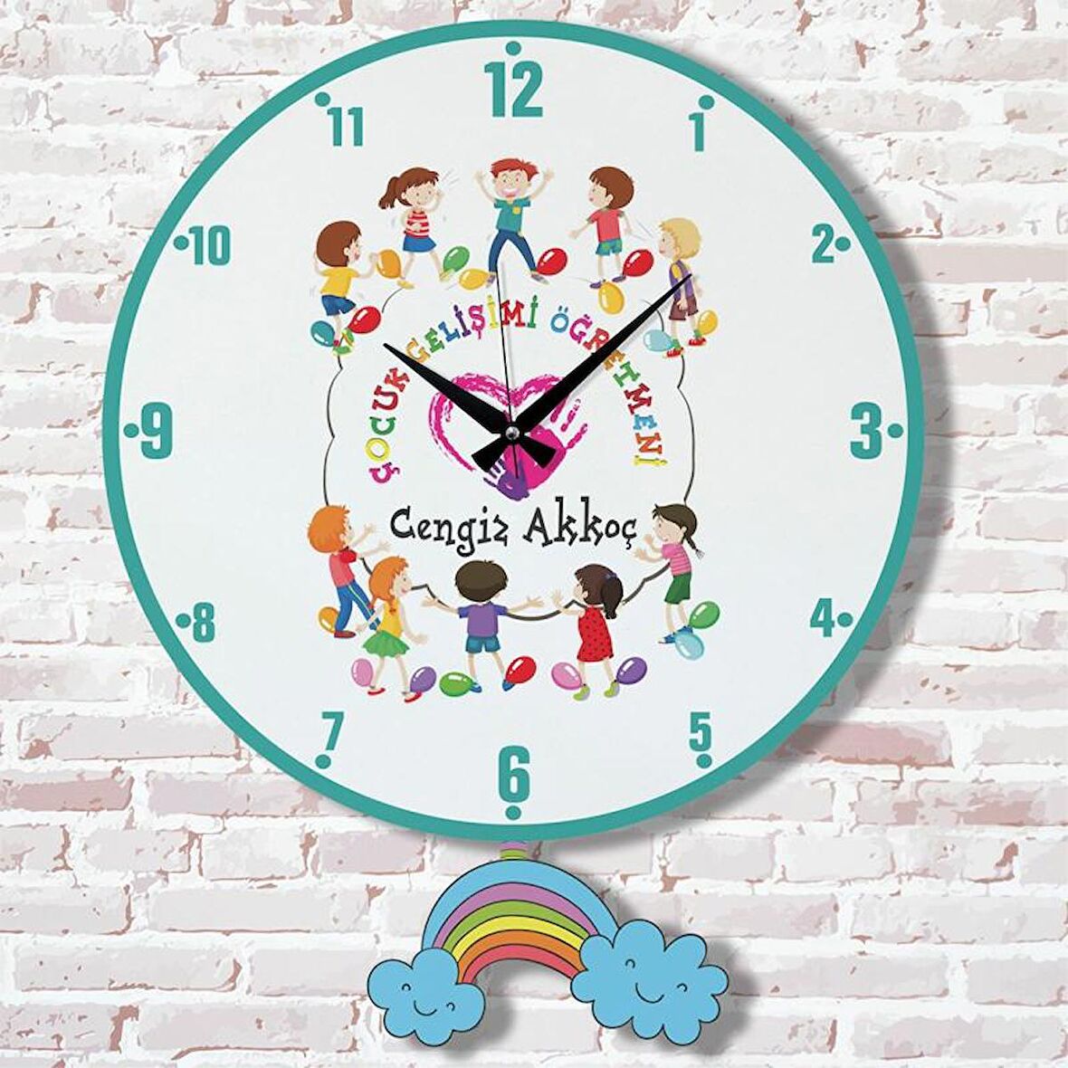 Çocuk Gelişimi Öğretmenine Hediye Sallanan Sarkaçlı Saat KA07-1074