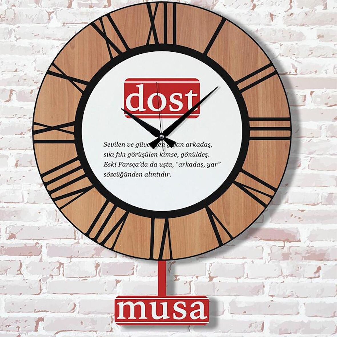 Dosta Hediye Sallanan Sarkaçlı Saat KA07-1096