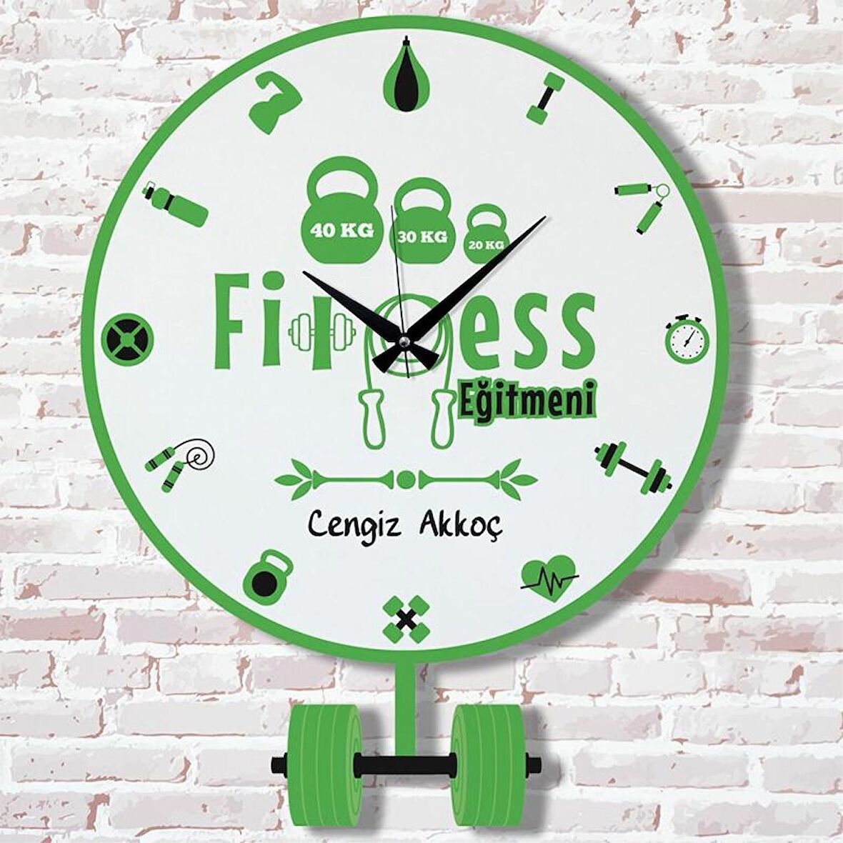 Fitness Eğitmenine Hediye Sallanan Sarkaçlı Saat KA07-1125