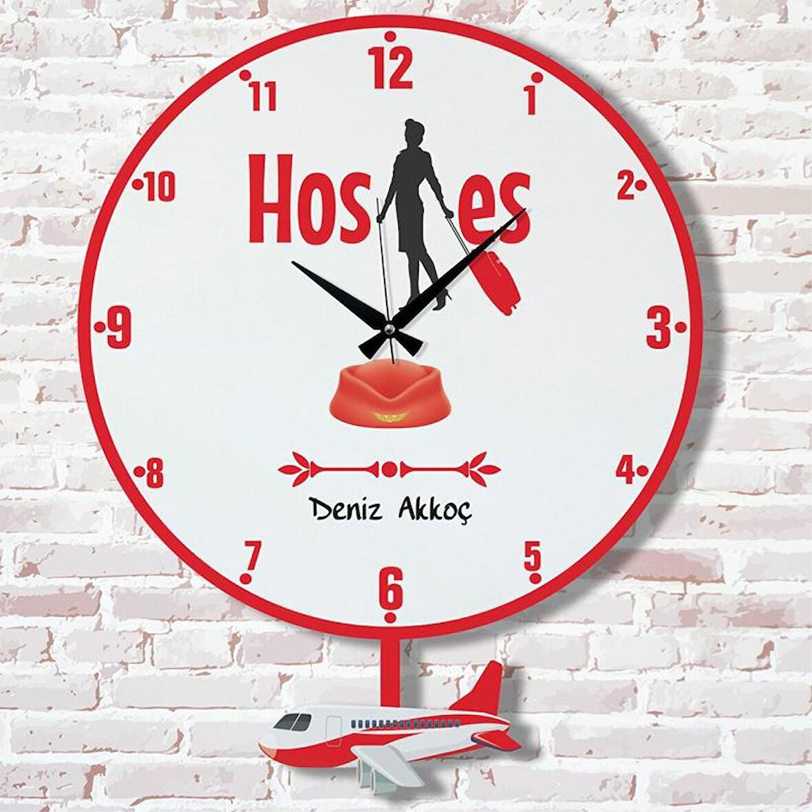 Hostese Hediye Sallanan Sarkaçlı Saat KA07-1170