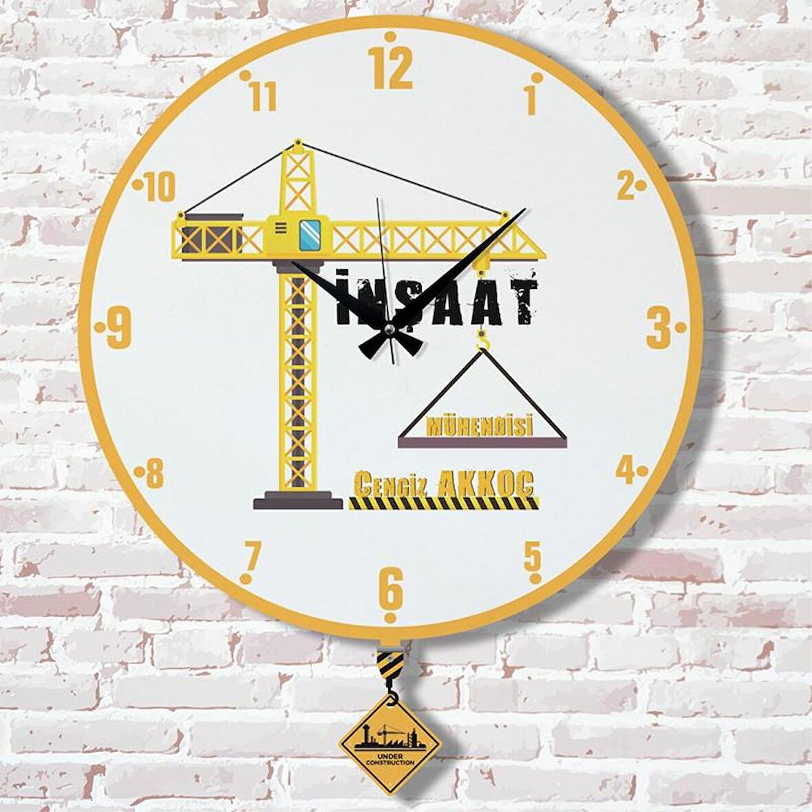 İnşaat Mühendisine Hediye Sallanan Sarkaçlı Saat KA07-1183