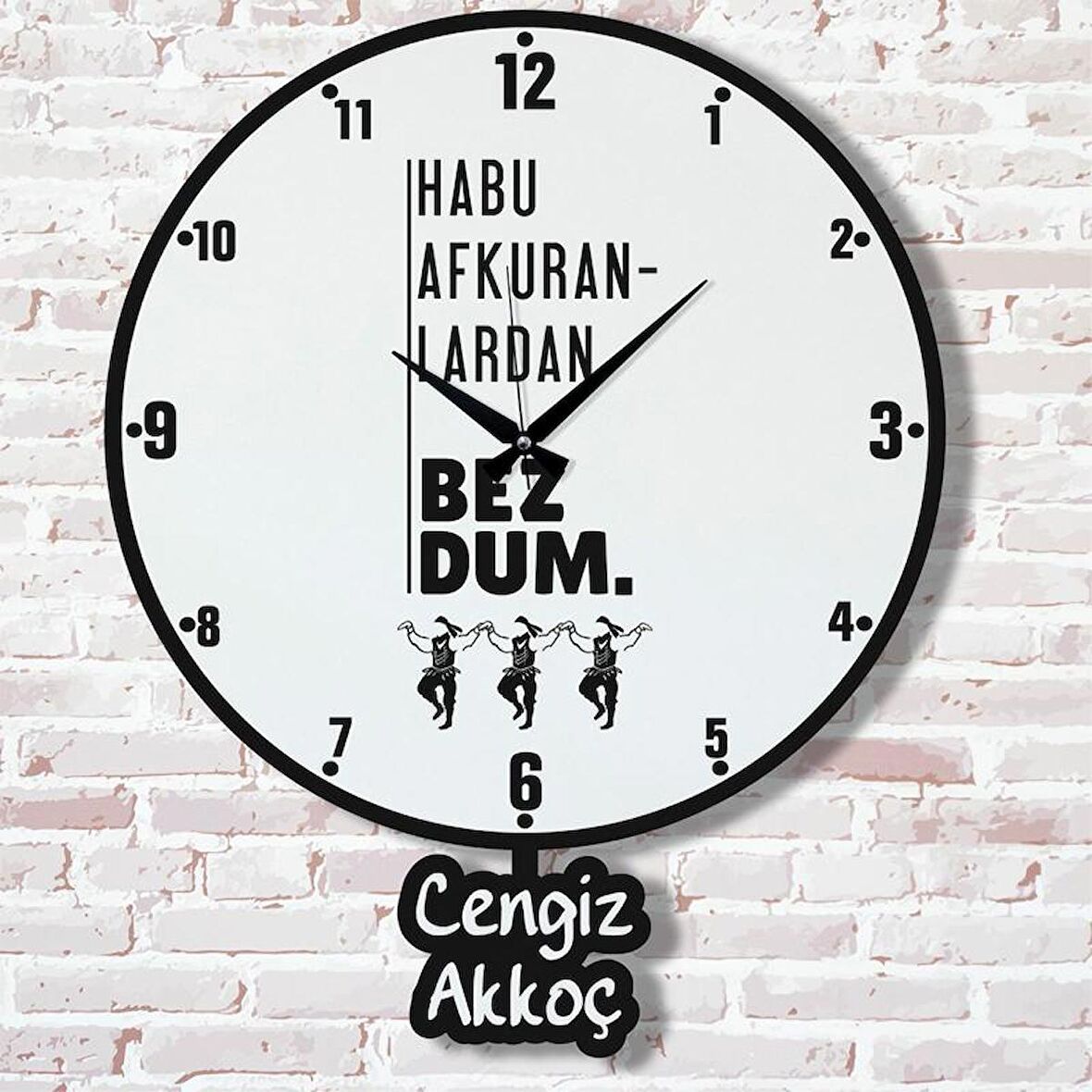 Karadenizliye Hediye Bezdum Sallanan Sarkaçlı Saat KA07-1216