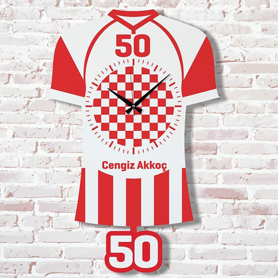 Kişiye Özel Nevşehirlilere Hediye Sallanan Sarı & Siyah Sarkaçlı Saat KA07-1580