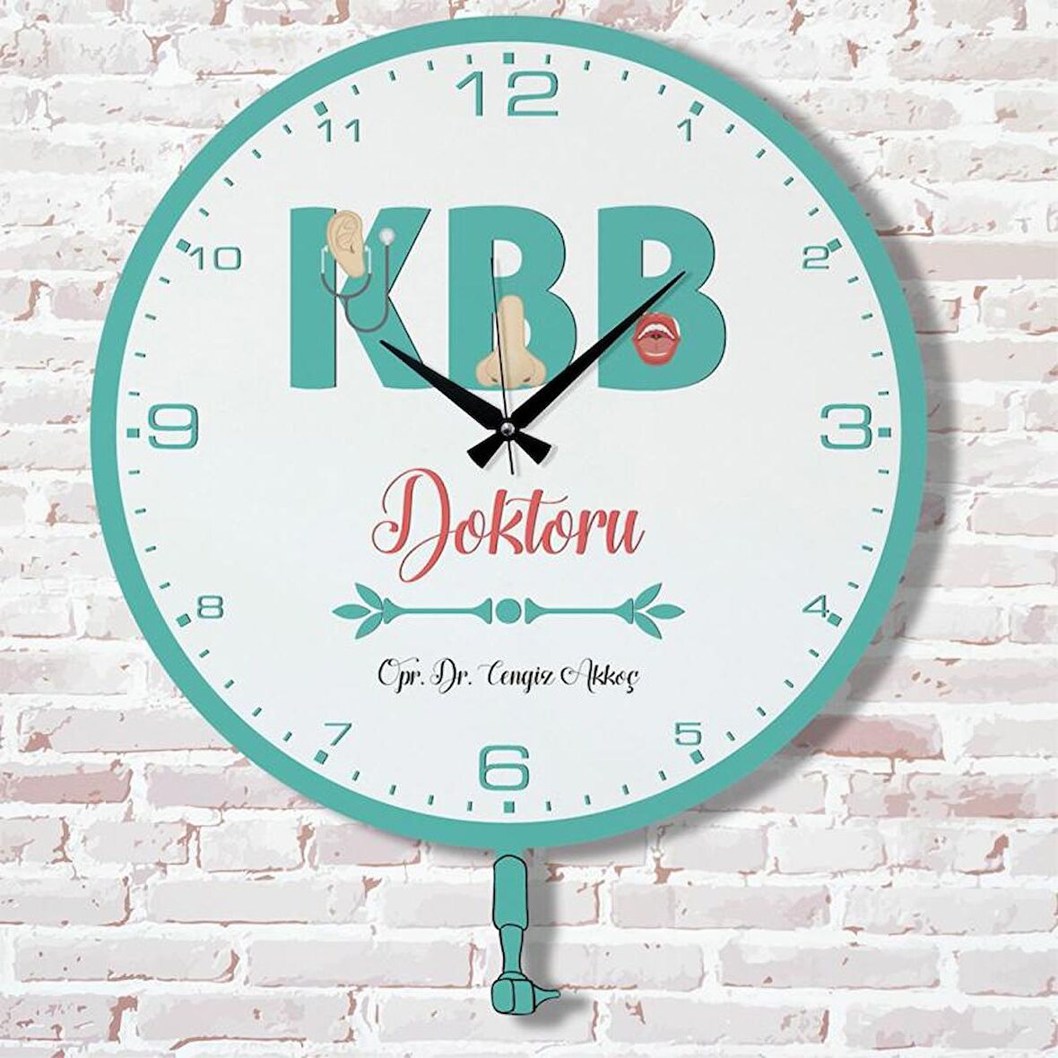 Kulak Burun Boğaz Doktoruna Hediye Sallanan Sarkaçlı Saat KA07-1685
