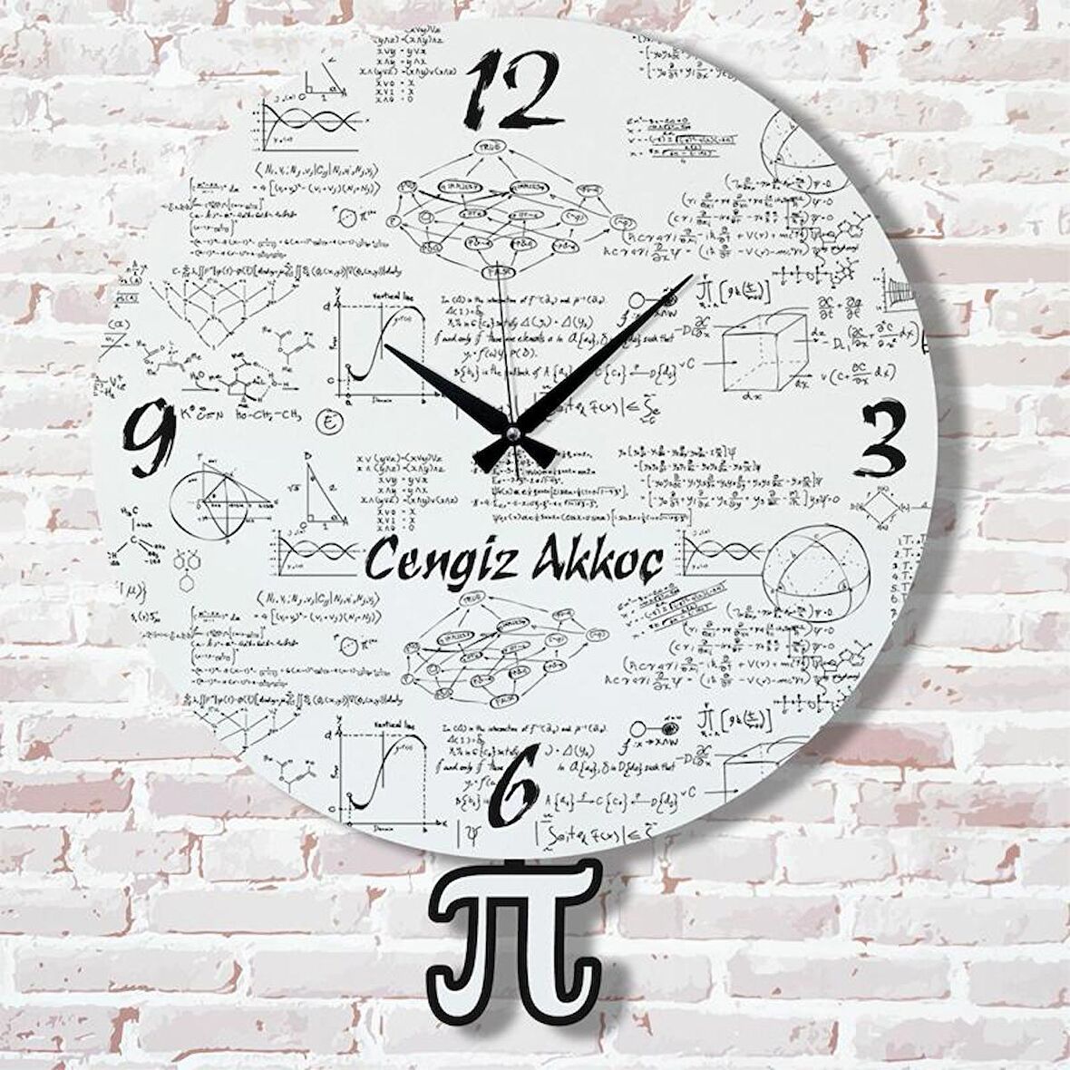 Matematik Öğretmenine Hediye Sallanan Sarkaçlı Saat KA07-1705