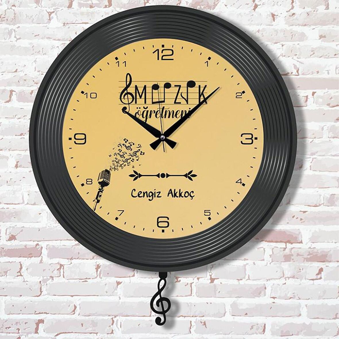 Müzik Öğretmenine Hediye Sallanan Sarkaçlı Saat KA07-1726