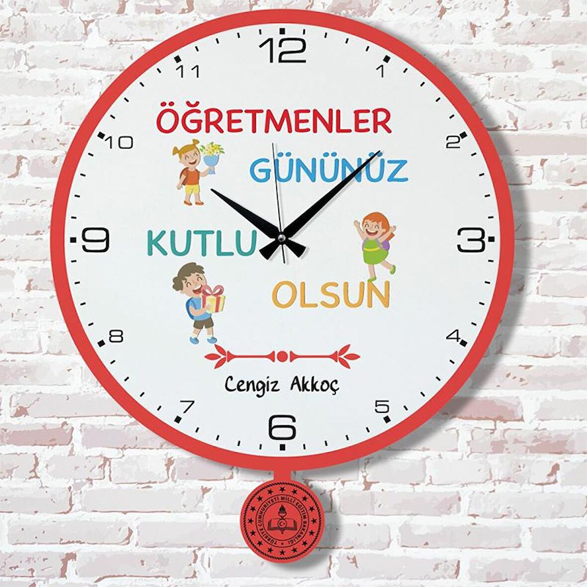 Öğretmenler Günü Hediyesi Sallanan Sarkaçlı Saat KA07-1740