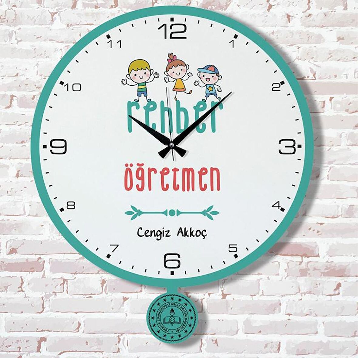 Rehber Öğretmene Hediye Sallanan Sarkaçlı Saat KA07-1764