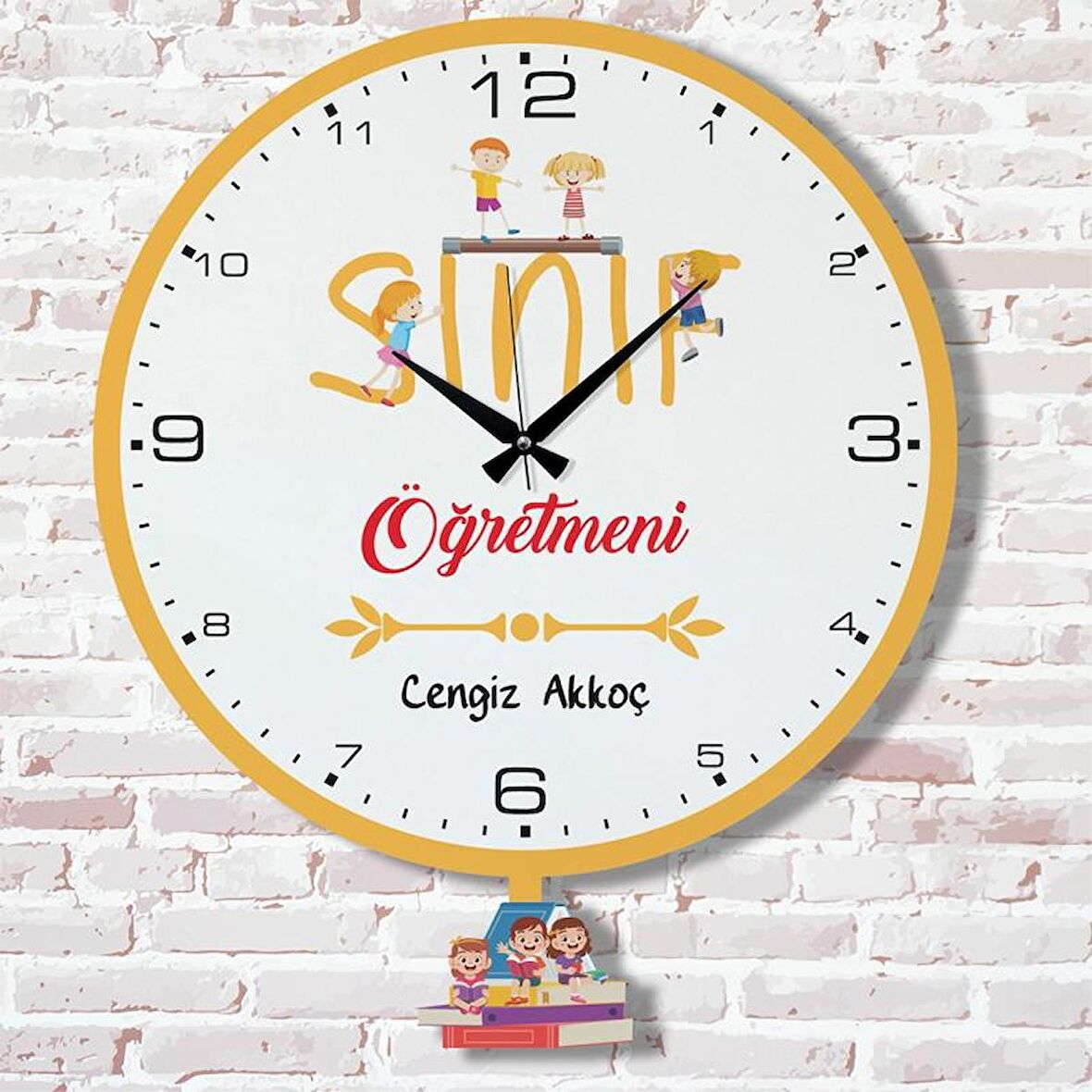 Sınıf Öğretmenine Hediye Sallanan Sarkaçlı Saat KA07-1815