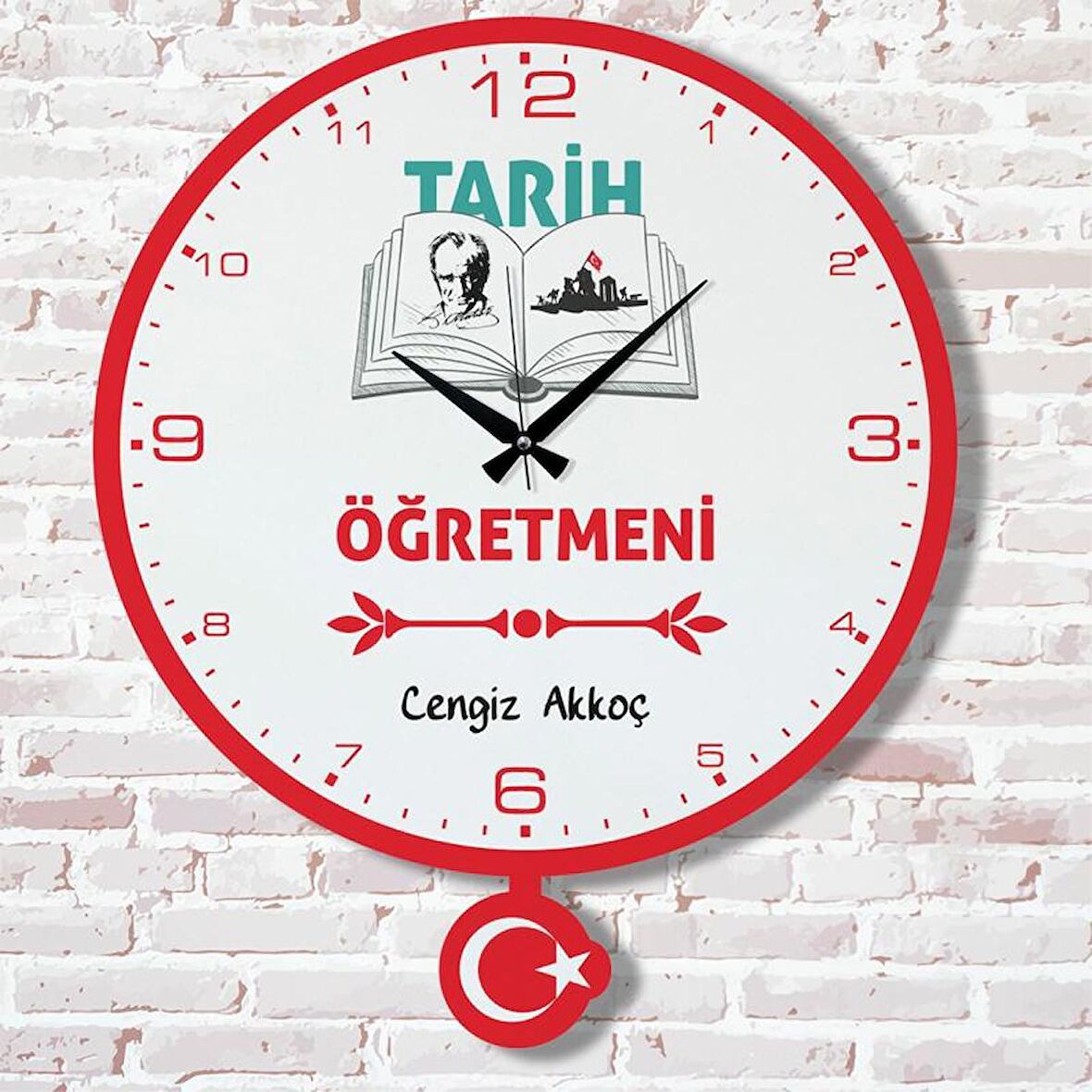 Tarih Öğretmenine Hediye Sallanan Sarkaçlı Saat KA07-1830