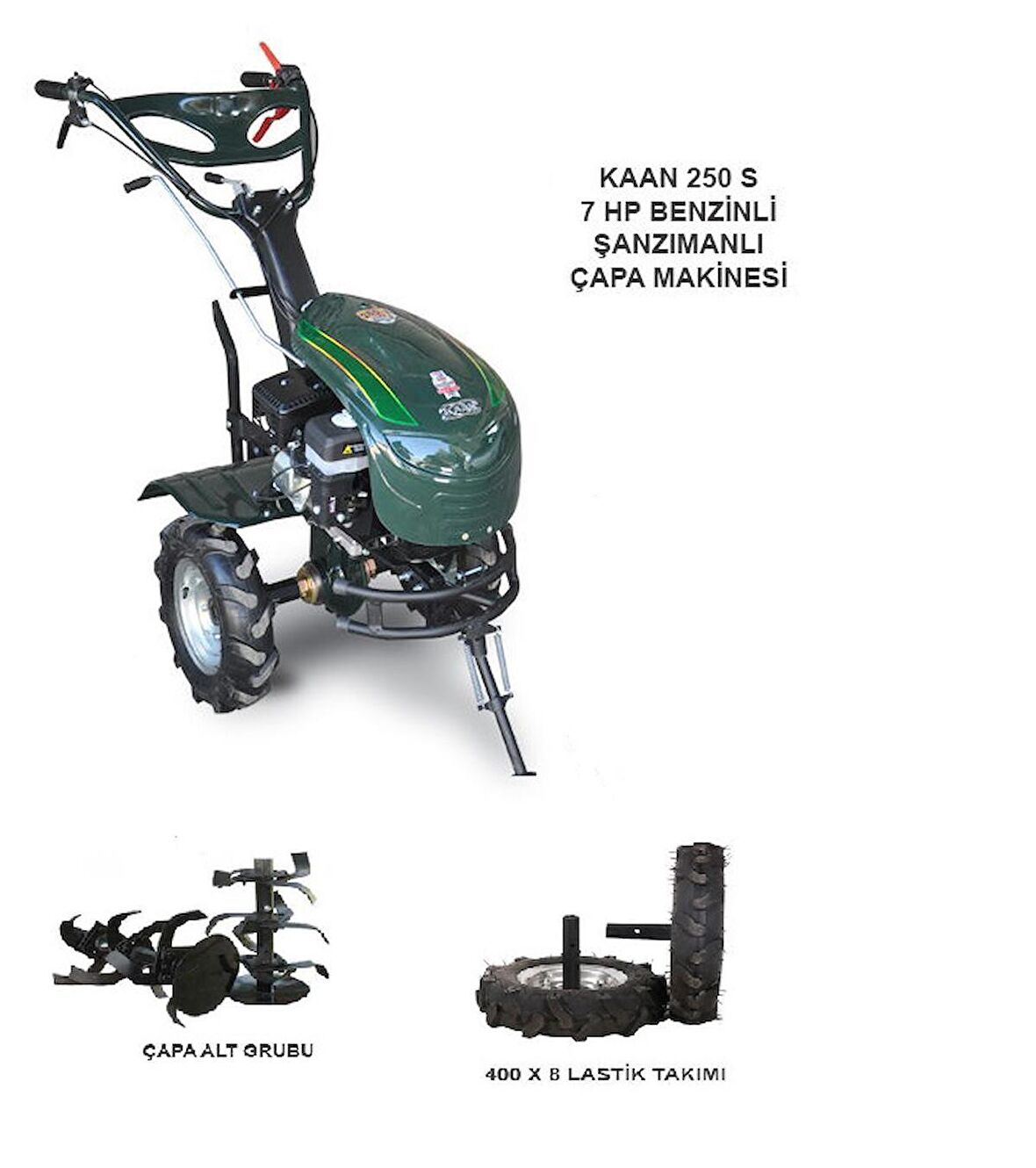 KAAN 250 S ÇAPA MAKİNESİ 7 HP