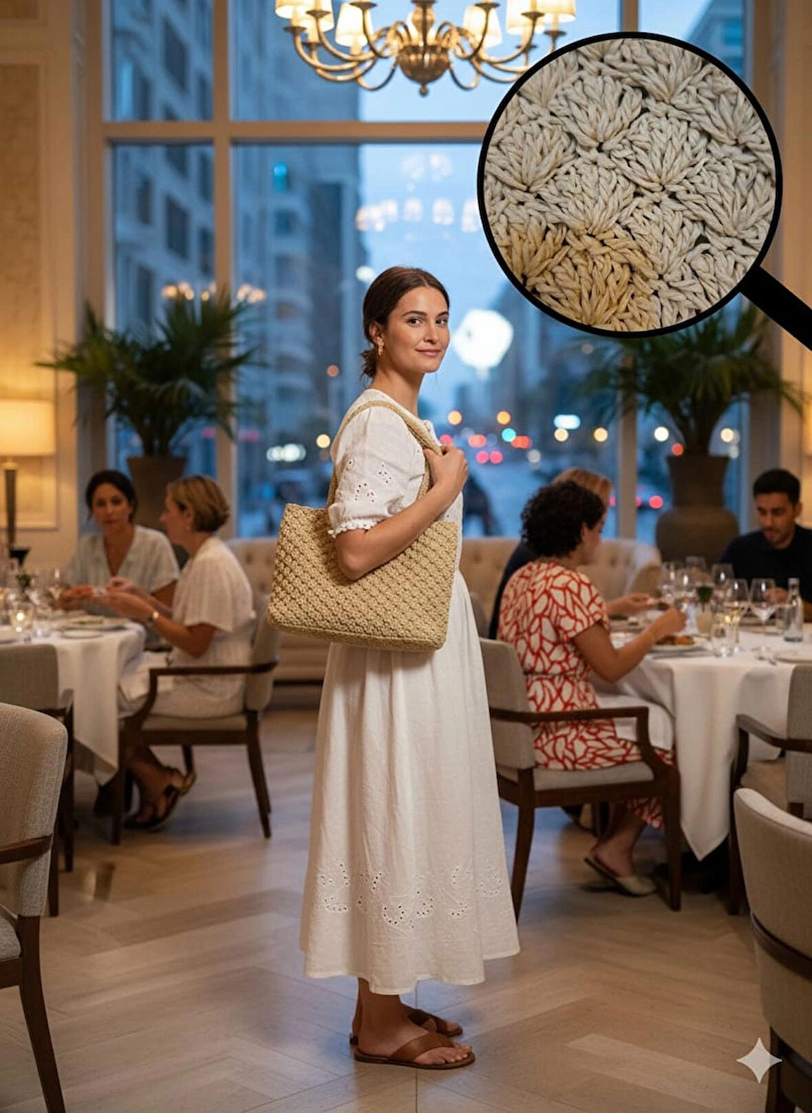 Kağıt İp Çanta | Örgü Hasır Çanta | El Yapımı Omuz Çantası, Kağıt İp Çanta  Paper Rope Bag