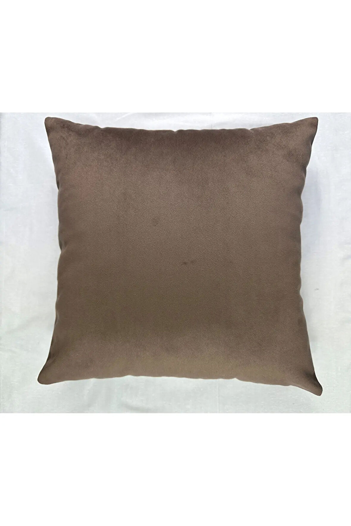 Fermuarlı Kadife Kırlent Kılıfı 40x40