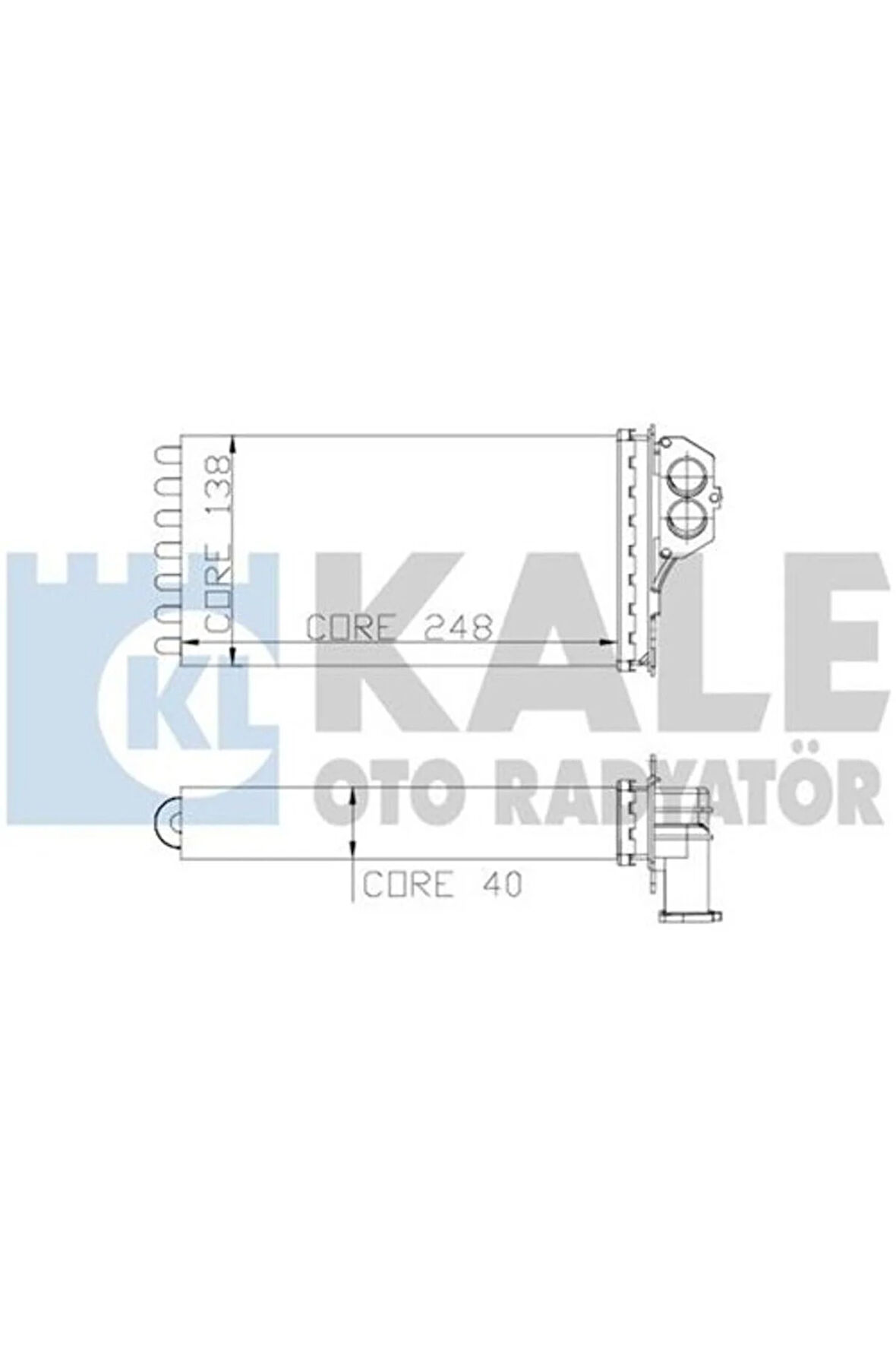 Kalorifer Radyatörü 206 98 Xsara 99 247X134