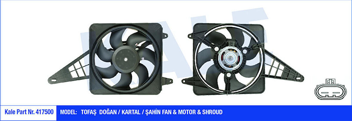 KALE Fan Motoru Davlumbazlı M131 Dkş-Slx Soketli 160w-300mm