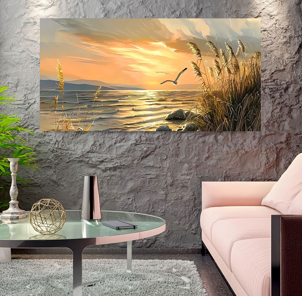 Manzara Panoramik Kanvas Tablo