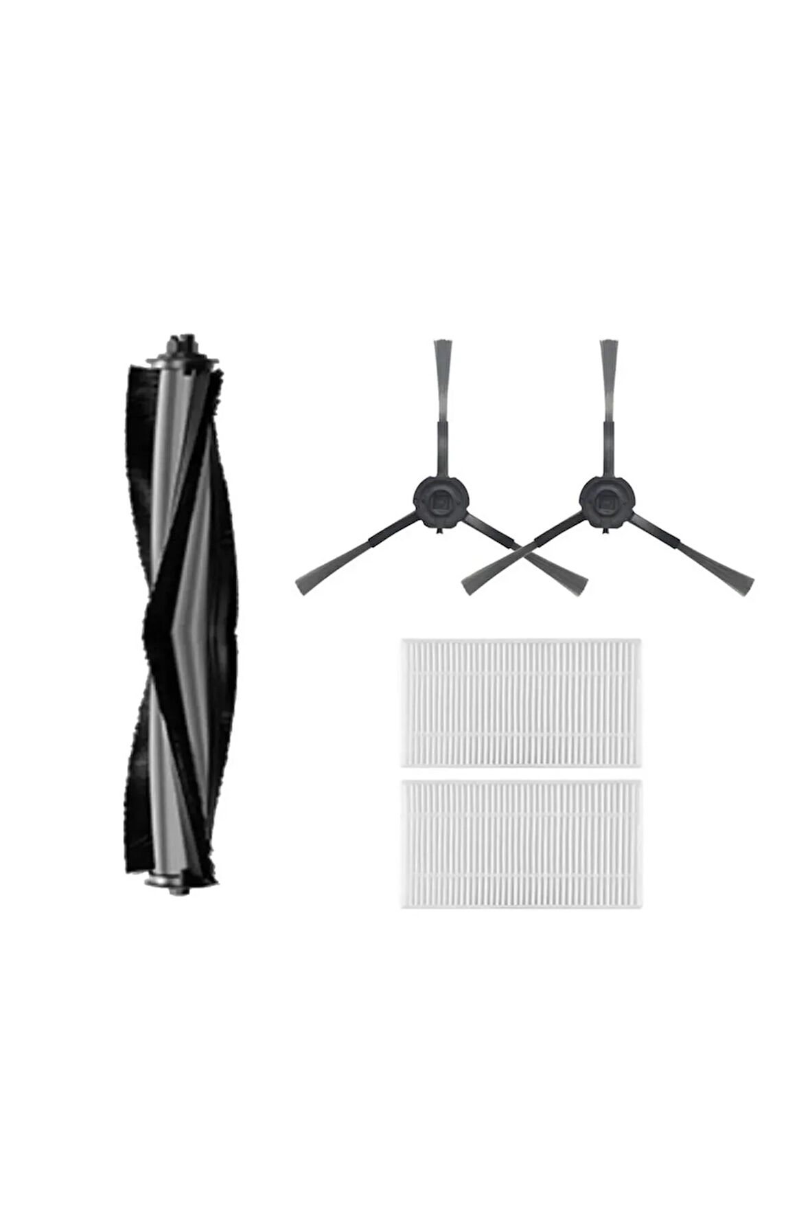 Karaca Vantuz Off Road 2in1 Robot Süpürge Uyumlu (RS007) Yedek Fırça Filtre