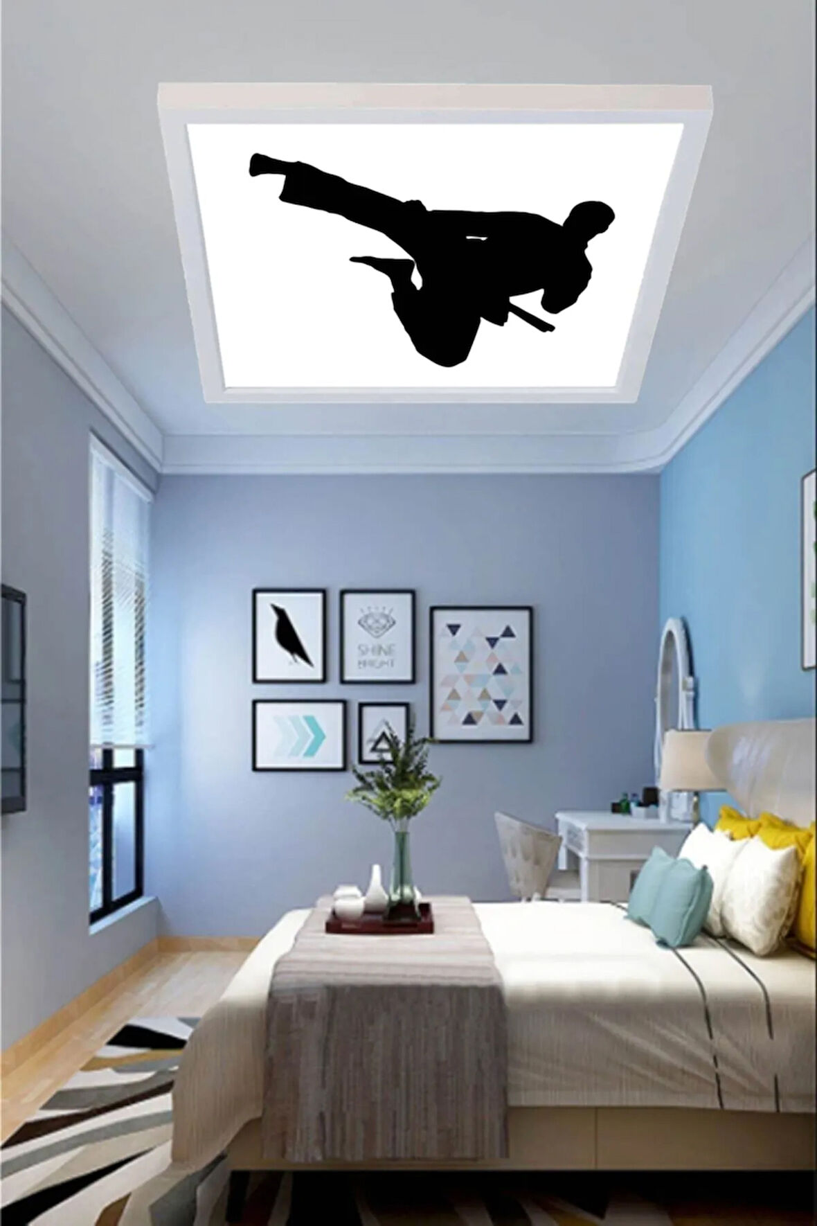 Yeni Nesil Karete Kit Tasarım Avize 60cm X 60cm 60watt,beyaz Işık, Led Modern Avize,