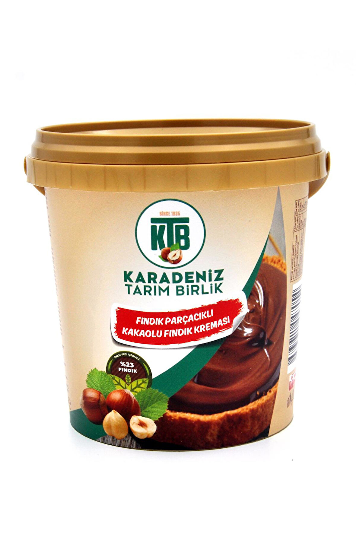 Karadeniz Tarım Birlik Fındık Parçacıklı Kakaolu Fındık Kreması 800 G Sürülebilir Çikolata 800G