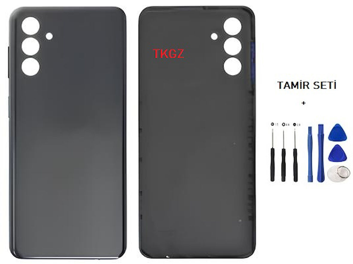 Samsung Galaxy A04S - SM-A047 FULL Kasa Arka Kapak Takım SİYAH - TAMİR SETİ