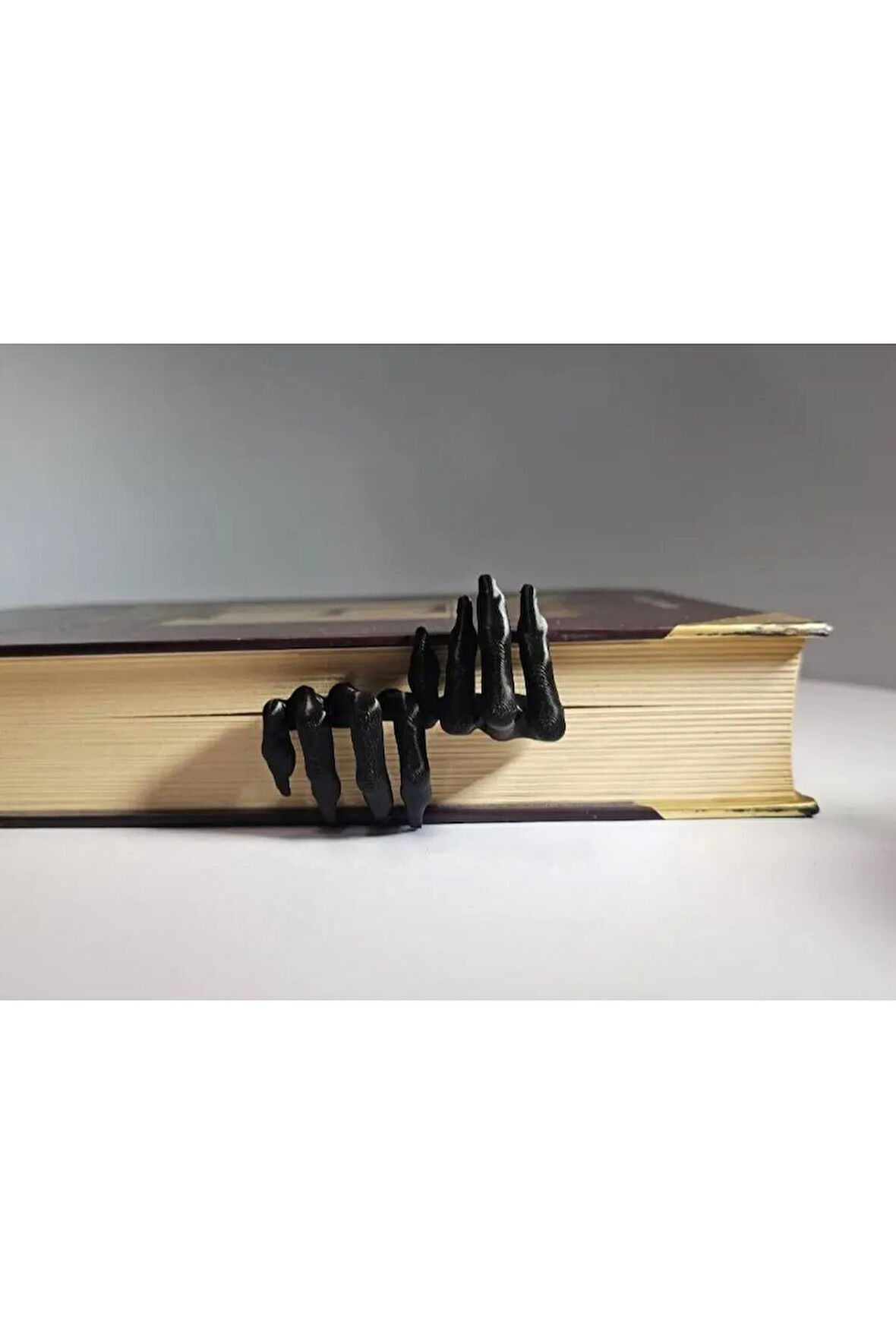 Just3dprintings Skeleton El Temalı Kitap Ayracı