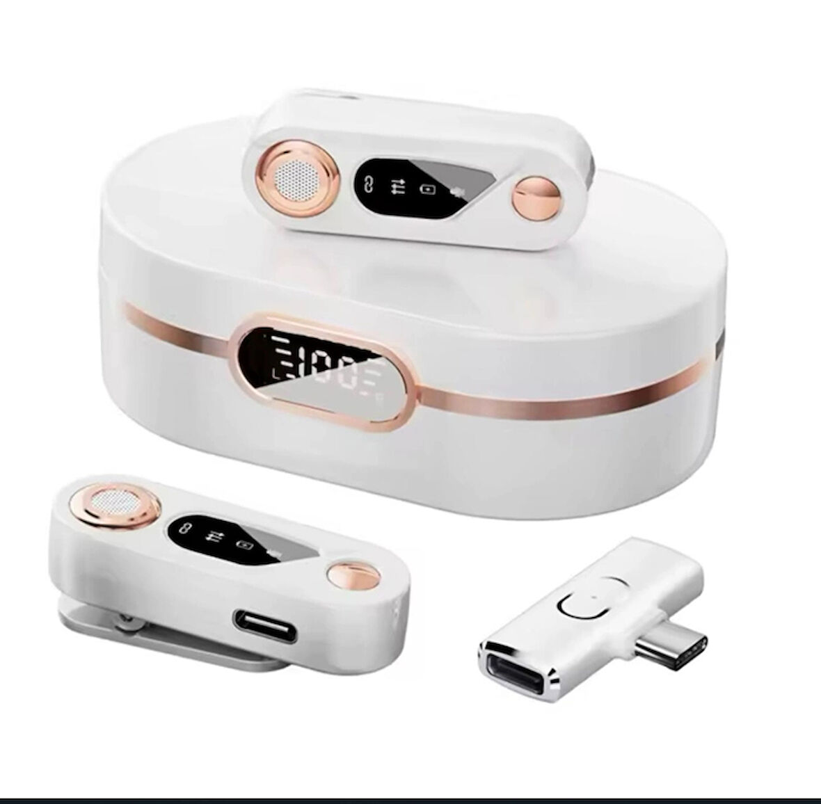 pilelistore ZR577 Type-C İkili Milenium Model Mikrofon