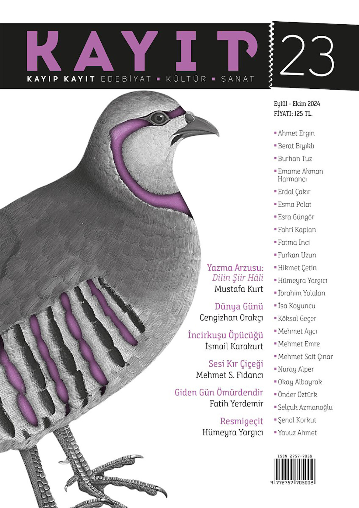 Kayıp Kayıt Dergi 23.Dergi Eylül-Ekim 2024