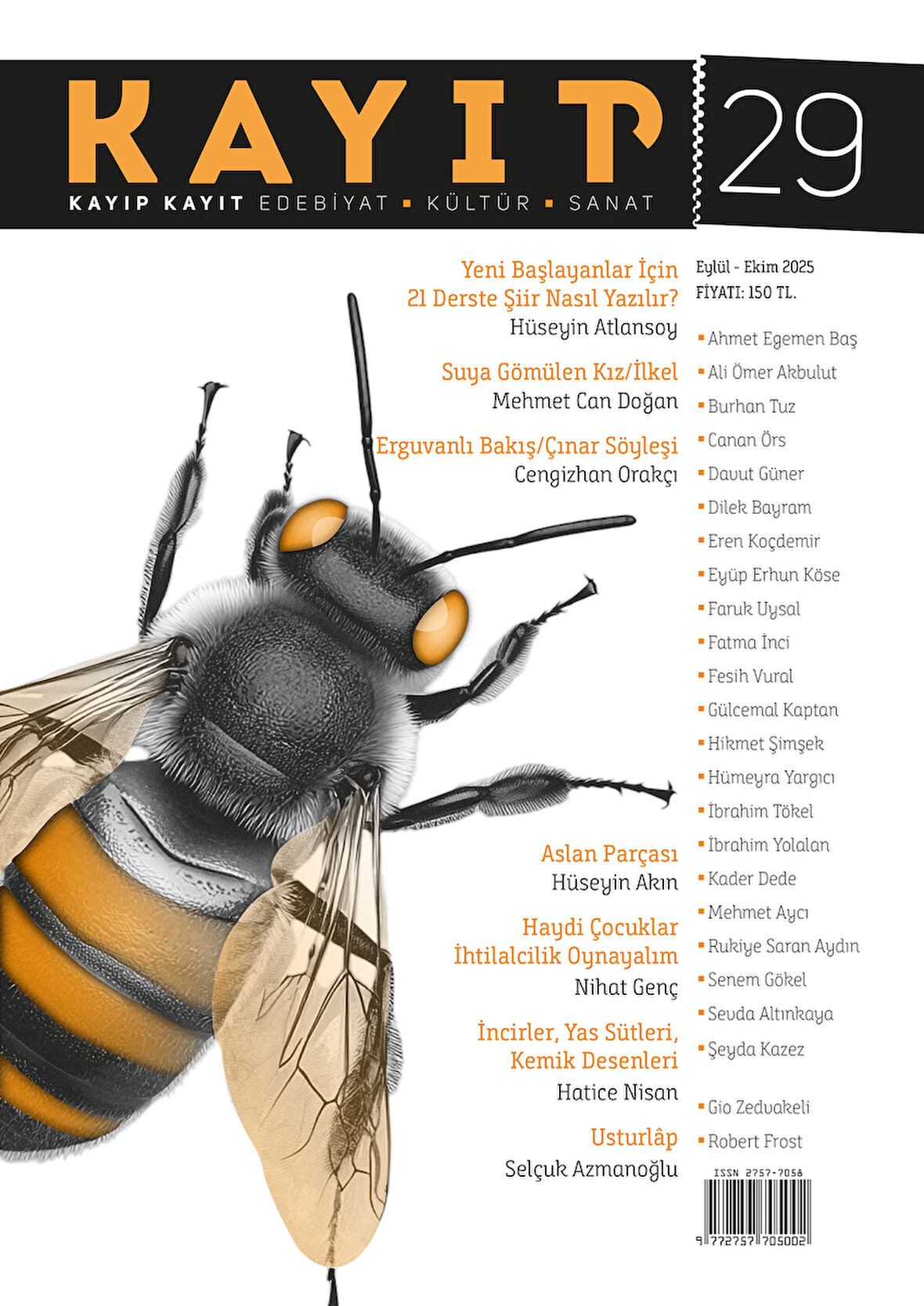 Kayıp Kayıt Dergi 29.Sayı Eylül-Ekim 2025