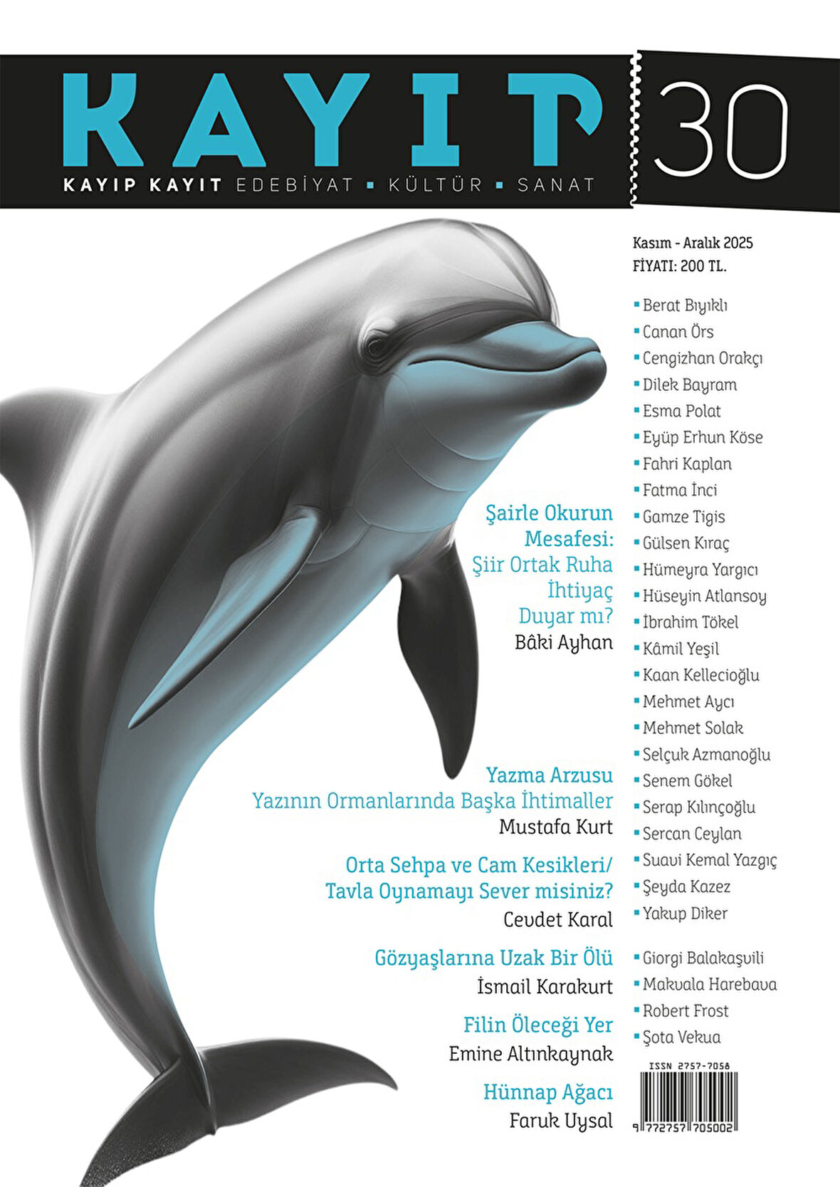 Kayıp Kayıt Dergi 30.Sayı Kasım-Aralık 2025
