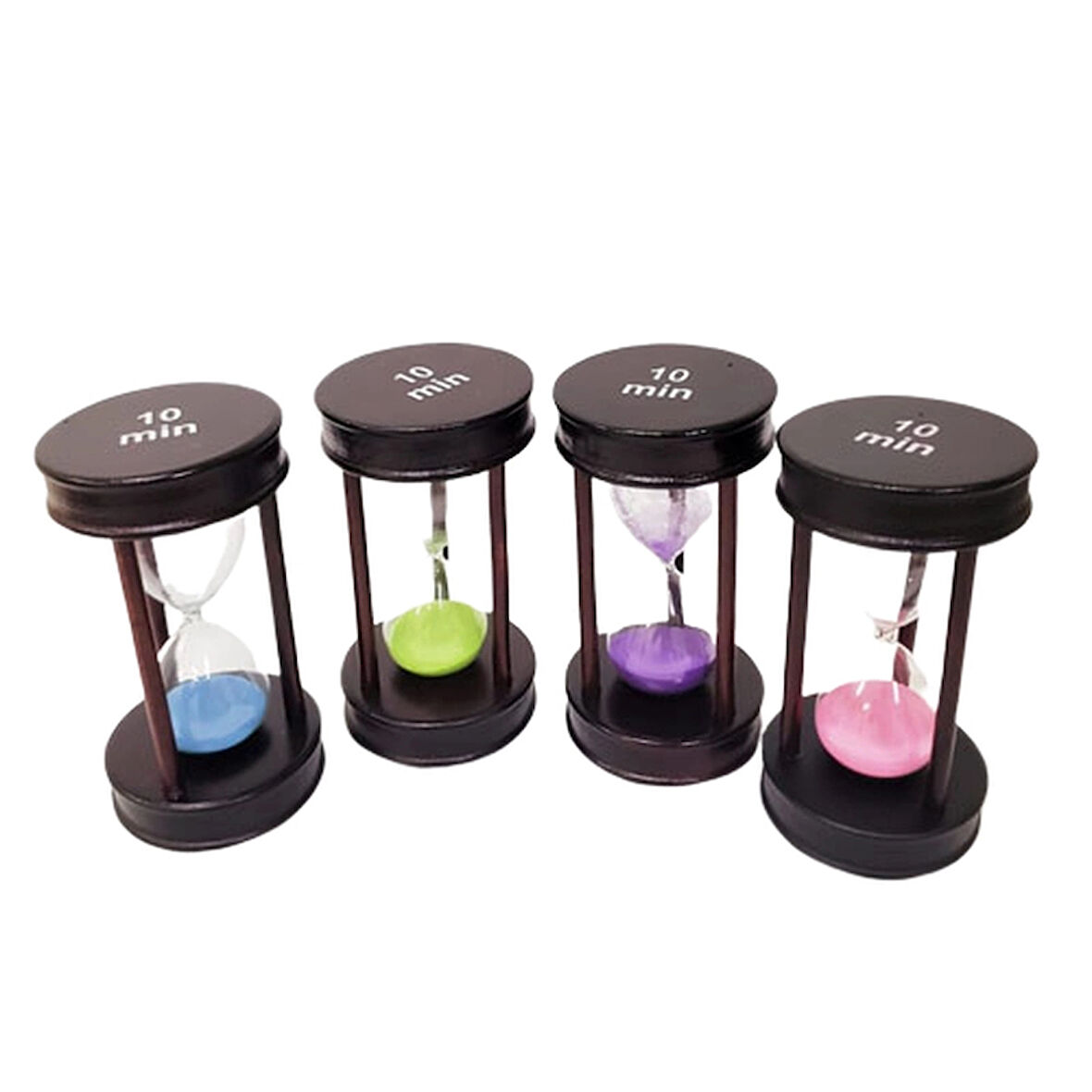 pilelistore Dekoratif Ahşap 10 Dakika Kum Saati