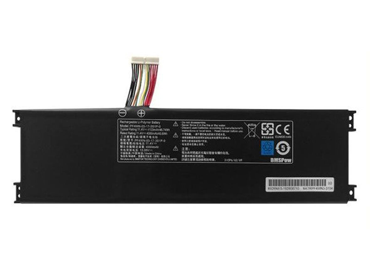 KINGBOOK U43E1 - U43S1 4000﻿mAh Notebook Batarya Pil – Yüksek Performanslı, Uzun Ömürlü,  Uyumlu Güç Kaynağı