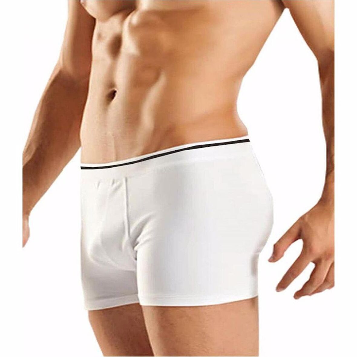 Berrak 1097 Likralı Erkek Boxer Paçalı Külot 6 Adet 