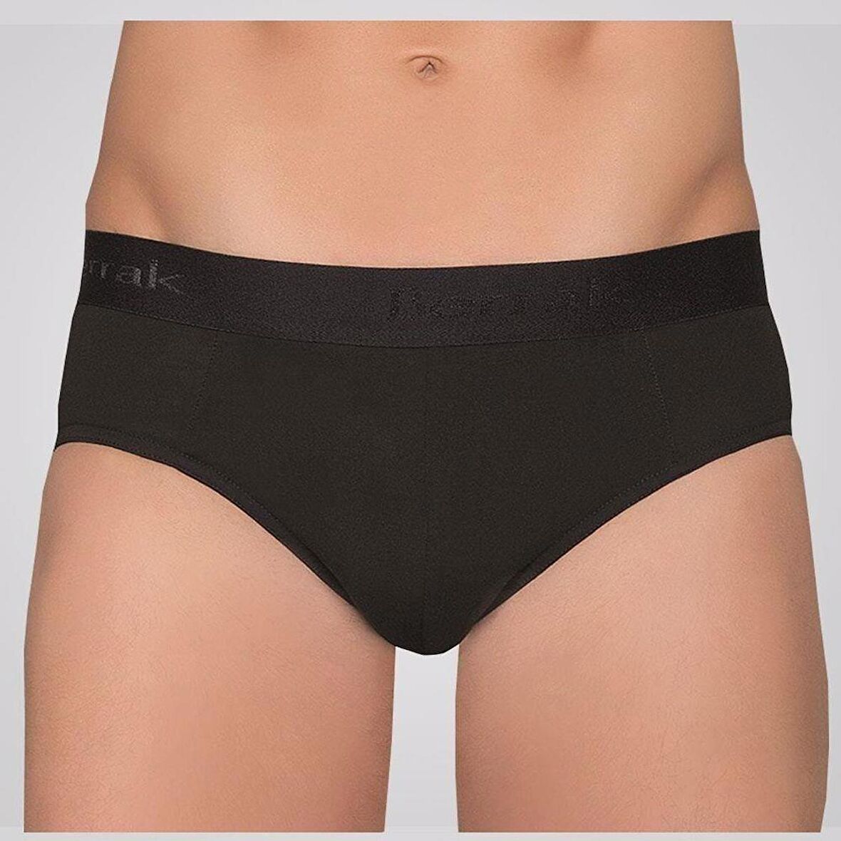 Berrak 1071 Beli Lastikli Pamuklu Erkek Külot Slip 6'Lı 