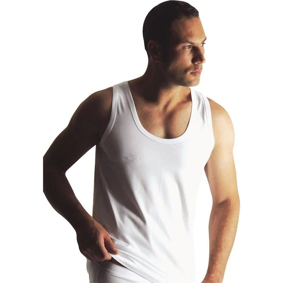 Yıldız Erkek Süprem Atlet 00 %100 Pamuklu Ekstra Beyaz