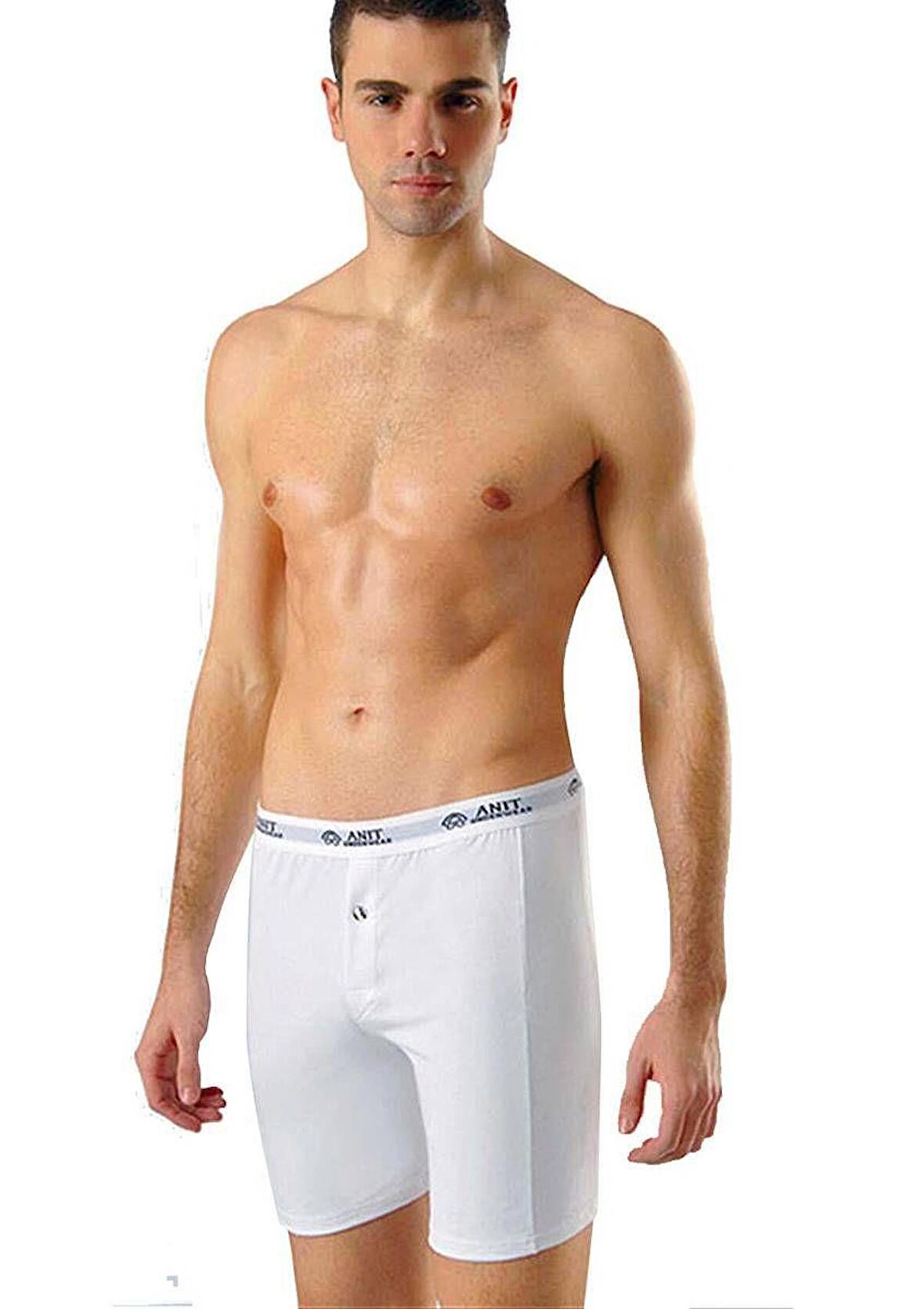  Anıt 1114 Erkek Likralı Uzun Boxer - 3 Adet