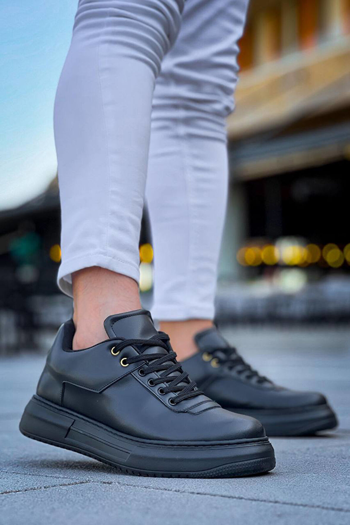 KB-X20 Kuback Kömür Cilt  Günlük Erkek Ayakkabı